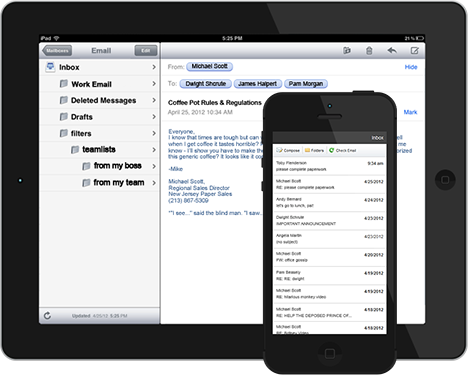 Mobile Email Access